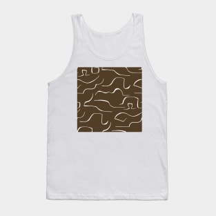 Minimal Abstract Pattern Tank Top